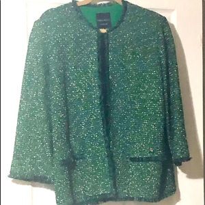 Ming Wang Green XL Blazer